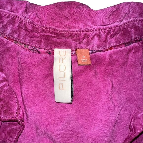 Anthropologie Pilcro Kimberly Button Front Long Sleeve Shirt Dress MEDIUM - Picture 5 of 9